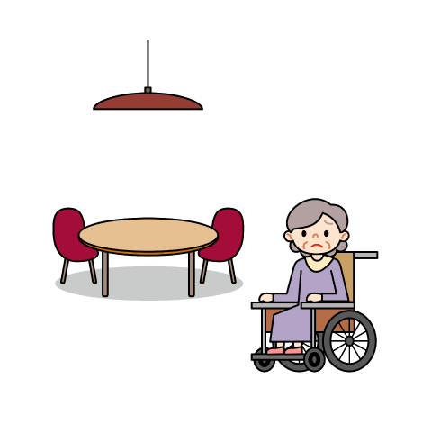 【障害者からの申出】飲食店で車いすのまま着席したい。